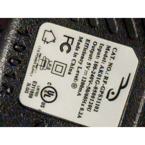 Rocketfish RF-GPS31102 Mini USB Wall Power Adapter Charger 5V 1A PlayStation 3 - Picture 3 of 5